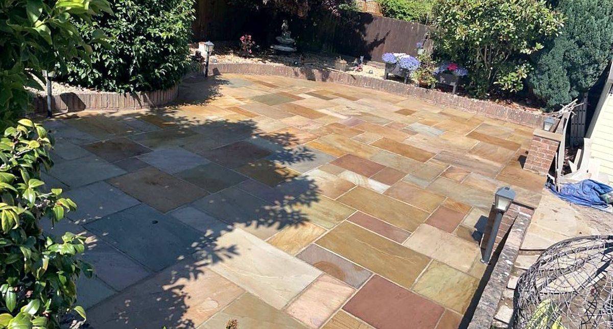 Patio Renovation, the completed job